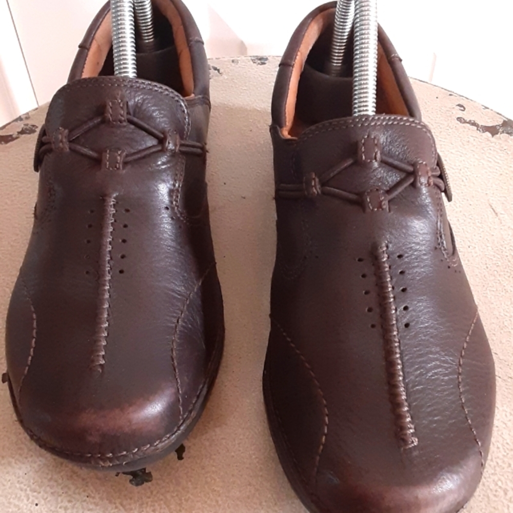 Clark's, Un Structured, Brown Round Toe, Buckle A… - image 1